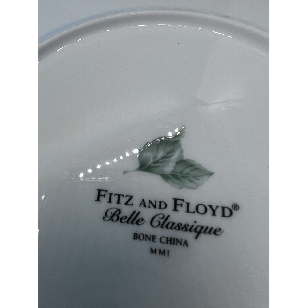3 Vintage Fitz and Floyd Belle Classique Fruit en Fête Bone China Plates fall - Picture 5 of 7